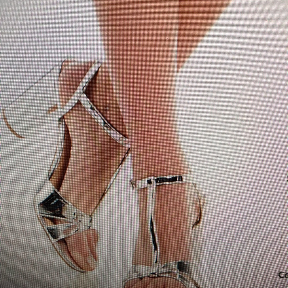 Silver heels